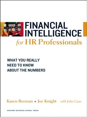 cover image of Financial Intelligence for HR Professionals
